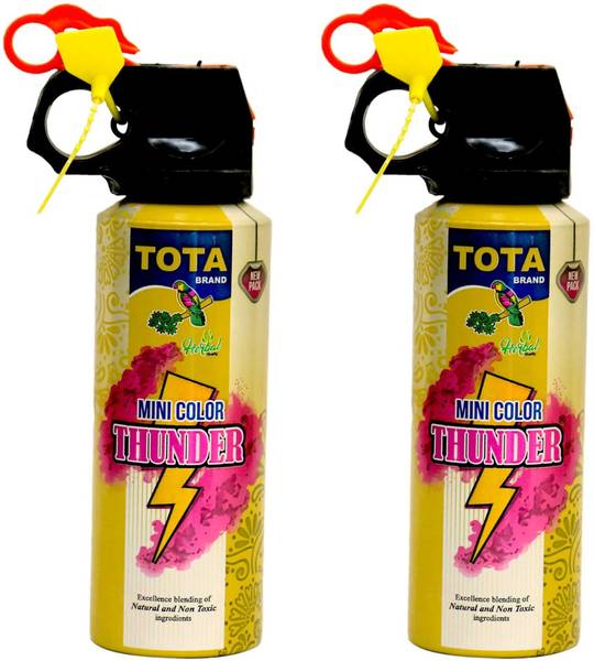 Webelkart Premium Tota Thunder Blaster Holi Gulal Spray Holi Color Holi Color Powder Pack of 2