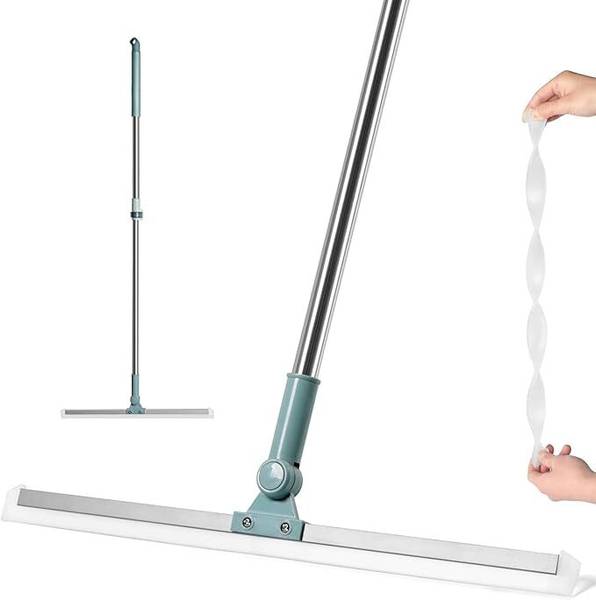 CHEFERYN Heavy Duty Magic Broom Silicon Floor Wiper, Premium Floor Cleaning Squeegee Cleaning Wipe