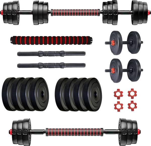 Protoner 3in1 convertible 10 kg (2.5kgx4) set home gym & Adjustable Dumbbell