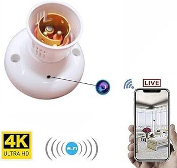 SIFATECH Bulb Holder 1080P HD Wi-Fi Camera 2024 Newest Version Security Indoor Security Camera
