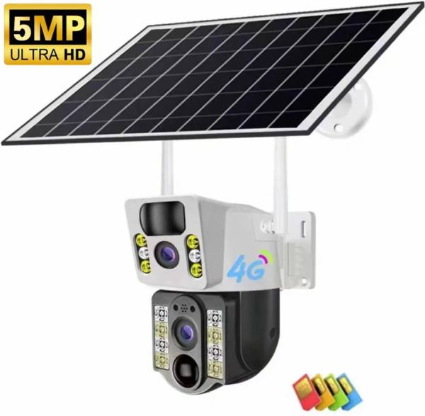 OneXsale SolarGuard 4G PTZ CCTV Camera - Wireless Surveillance, Solar Powered Security Camera