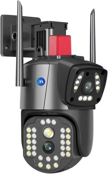 Maizic Smarthome SuperCams 6MP HD 1080p WiFi Dual Lens/Dual Screen Night Vision Bullet+360 PTZ Security Camera