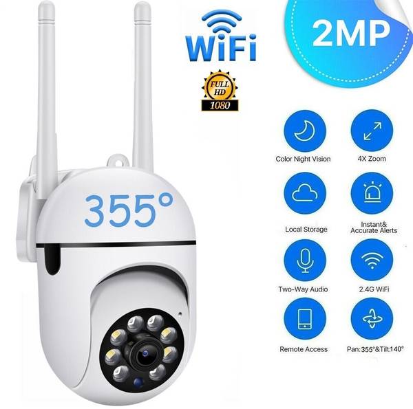 OSHSIZ Full HD Smart Wi-fi CCTV Home Security Camera | 360 View | 2 Way Talk Security Camera