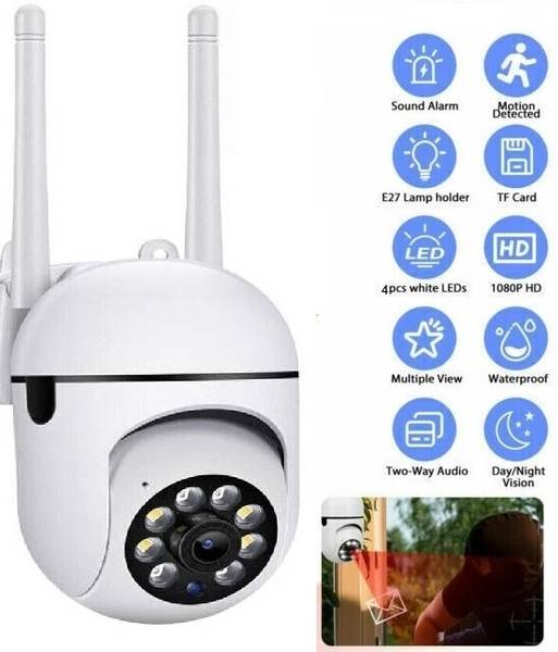 SROPX Mini WiFi CCTV | 4MP HD Spy Cam | Two-Way Audio & Live 360 View Security Camera