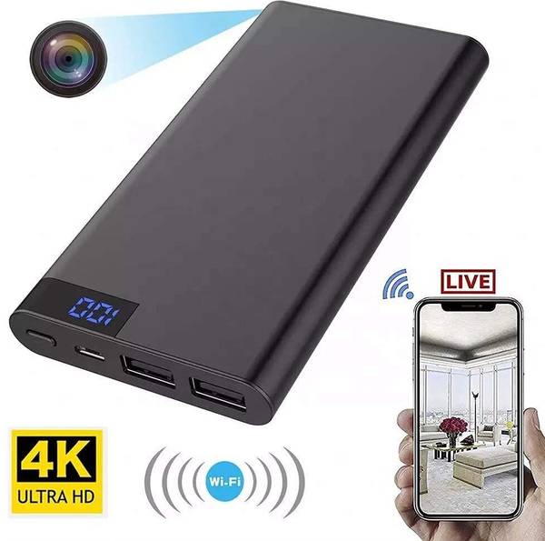 Garundropsy H-11 Power Bank Spy Camera 1080P/4K Video and Audio Recording Spy Camera