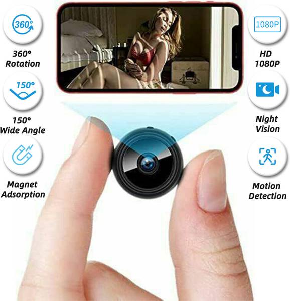 Bzrqx Mini CCTV Wifi Wireless Camera Night Vision Infrared Spy 1920*1080p Mini Hidden Security Camera