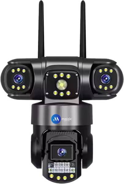 Maizic Smarthome Batman Black 3in1 4G CCTV Camera (5MP+5MP+5MP) Full HD 3 Lens/3 Screen View Security Camera