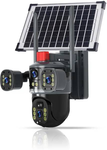 ApnaCam 4G Solar 6mp CCTV Camera Live View,SD Card Support Night Vision V380pro app Security Camera