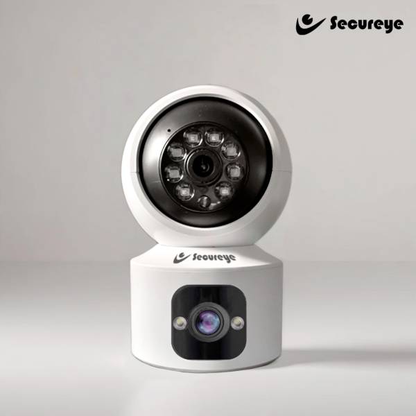 SECUREYE Guardian Duo, Dual lens Wi-Fi camera, Built-in Hotspot (No Internet Required) Security Camera