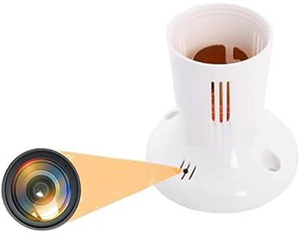 Severity HD 4K Spy WiFi 1080p Bulb Holder Camera Mini 24 Hour Watch Live Video Audio Security Camera