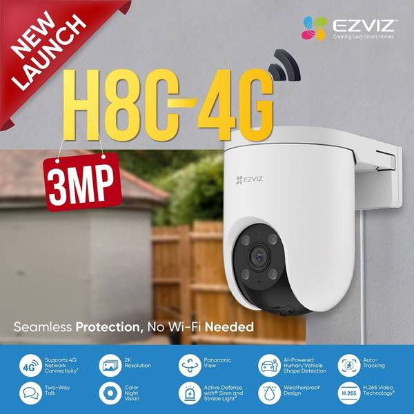 EZVIZ H8C 4G Security Camera
