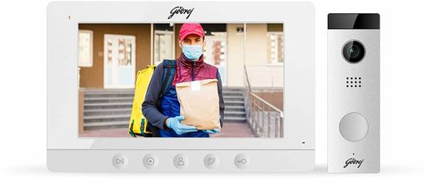 Godrej Security Solutions Solus 7 Video Door Phone| Attractive 7" TFT Screen Display Security Camera