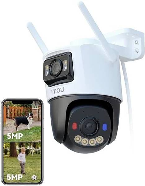 IMOU IPC-S7XEP-10MOWED Cruiser Dual 5MP+5MP Wide View Dual Lens,360 Wi-Fi 10MP Security Camera