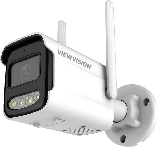 Viewvision Full HD (1296p) 3MP 4G-Sim Based 10X Zoom Color Night Vision Two Way Talk Bullet Security Camera