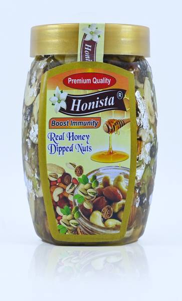 Honista honey with dry fruits 100% natural organic