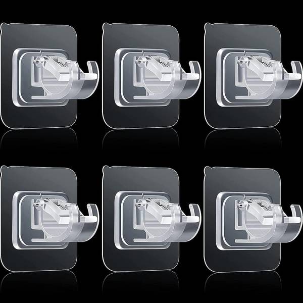 YIXTY White Curtain Hooks Metal