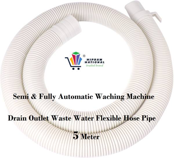 NIPRAM NATIONAL 5 Meter Semi & Fully Automatic Washing Machine Outlet Drain Waste Water Pipe 5 Meter Semi & Fully Automatic Washing Machine Outlet Dra...