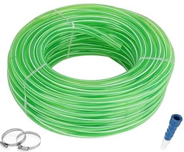 RAMA PIPE 3/4inch (20mm) zebra pipe 20mtr (66feet) flexible comes with adopter and clip car wash,pet wash, out door,in door use Hose Pipe