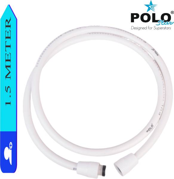 POLOSTAR 1.5 Meter Shower Tube Heavy Premium Free Flow Flexible Hose Pipe for Cold Water Used For Health Faucet Hand Shower Jet Spray Wash Basin Sink ...