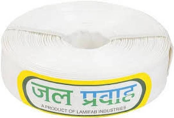 Jal Pravah HDPE lapeta pipe 5 inch 100 meter 0.36 mm Thick HDPE Laminated Woven Lay Flat Tube Lapeta Hose Pipe