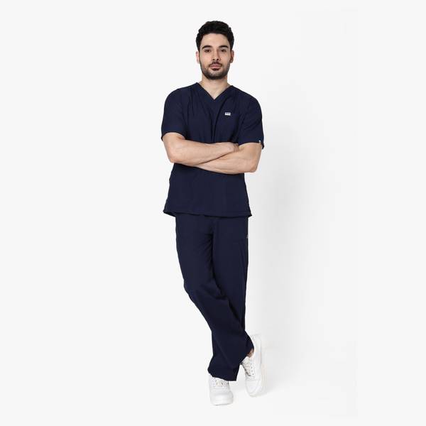 KNYA Men's Scrubsuits | 5 Pocket | V Neck | For Doctors Gown Hospital Scrub