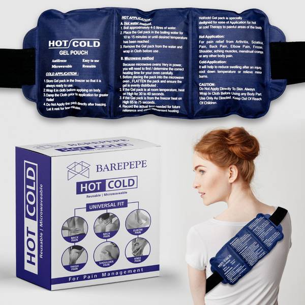 BAREPEPE Hot And Cold Bag Ice Pack For Pain Relief Ice Bag Cold Gel Pack Cool Ice Gel Pad hot and cold pack strap Pack