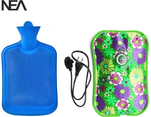Nea Hot Water Bag with rubber for Pain Relief(PACK OF 2) Multicolors ELECTRIC 2 L Hot Water Bag