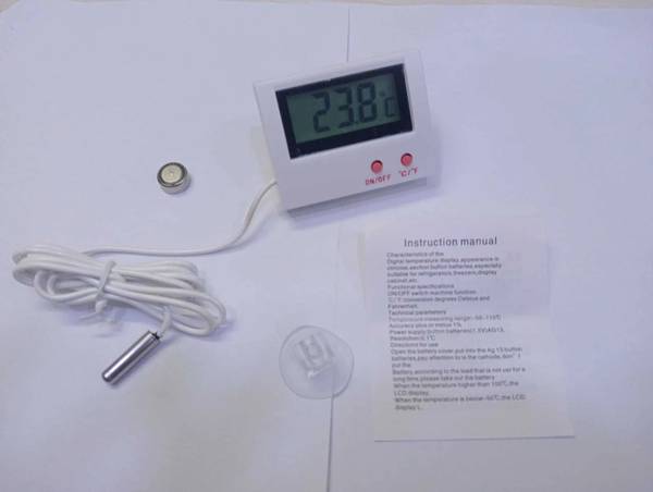 R-tek digital fridge thermometer,aquarium temperature meter for fish tank Hydrometer