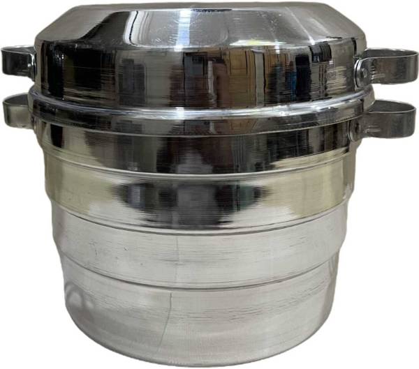 Skmetal Aluminium idle maker 4Plates,16 Idies Induction & Standard Idli Maker