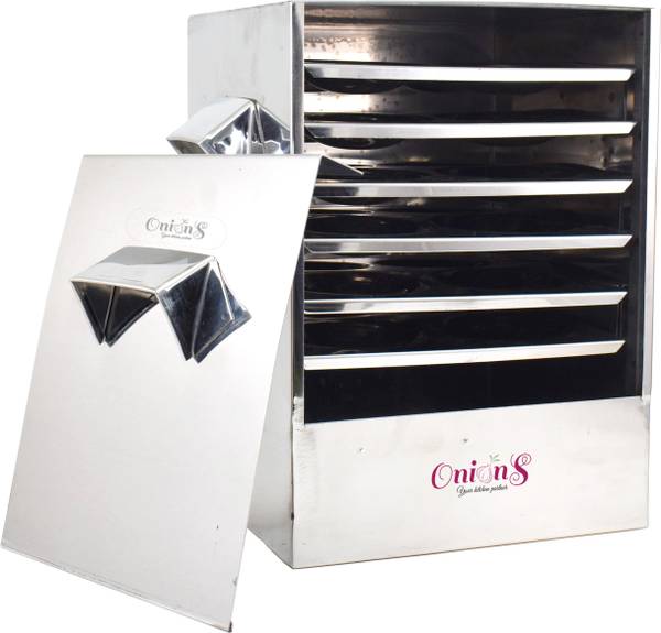Onions Cauka/Square/Cubic Idly cooker with 6 Regular Idly plates FOR HOME USE Induction & Standard Idli Maker