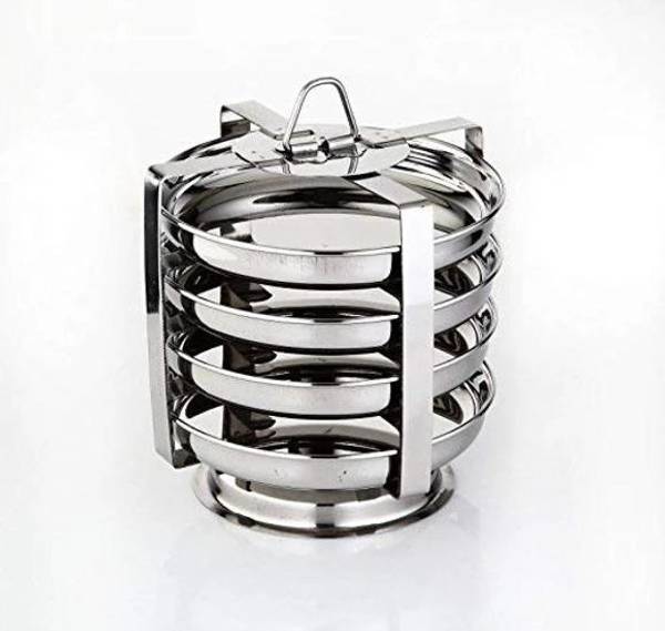 PRV Stainless Steel Dhokla/Thatte/Plate Idli Maker (8*4) Induction & Standard Idli Maker