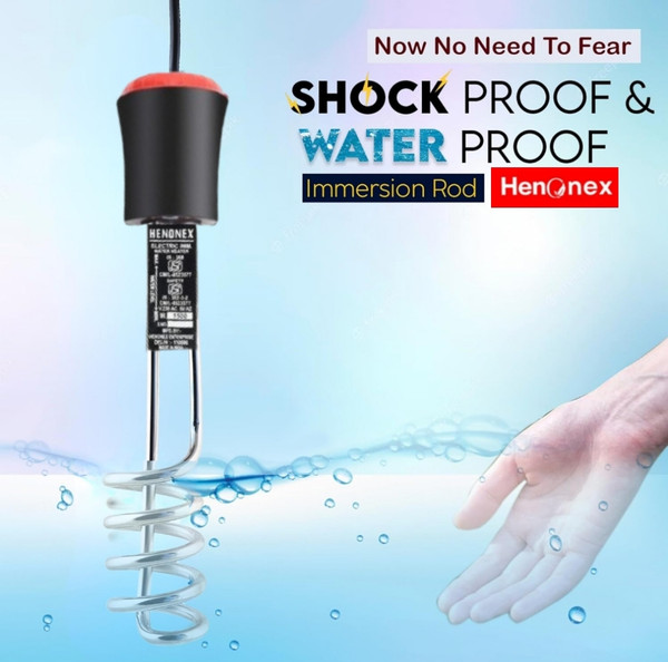 Henonex 1500W Immersion rod with quick heat technology 1500 W Shock Proof Immersion Heater Rod