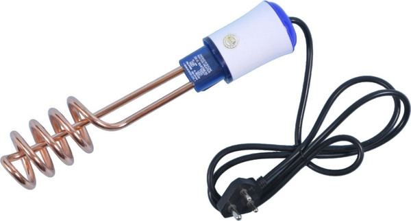 Viraj Prime Waterproof Stainless Steel Immersion Rod Heater – 13.6 Inch, Blue 1500 W Shock Proof Immersion Heater Rod