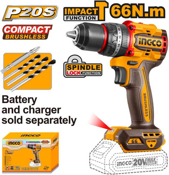INGCO Cordless Impact Wrench