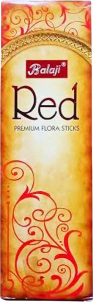 Balaji Red Preimum incense Sticks 250G, Family Pack, Agarbatti for Puja, Floral
