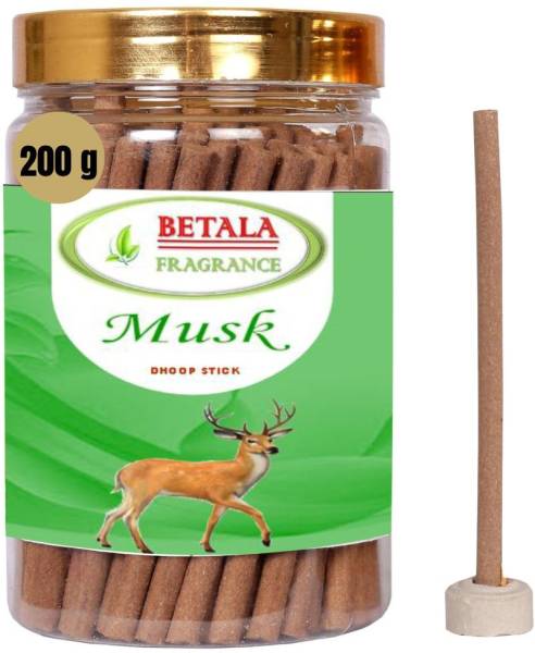 BETALA FRAGRANCE Musk Flavour Dhoop Sticks, 80 Batti Pack Musk