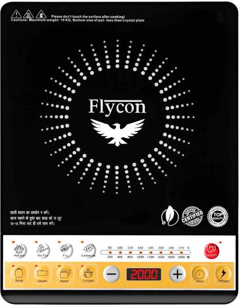 flycon 2000 W Induction Cooktop Push Button
