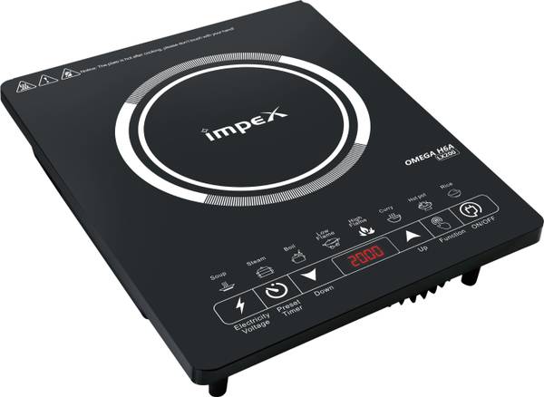 IMPEX 2000 W Induction Cooktop Touch Panel