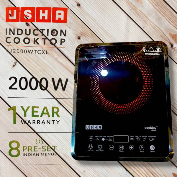 USHA 2000 W Induction Cooktop Touch Panel