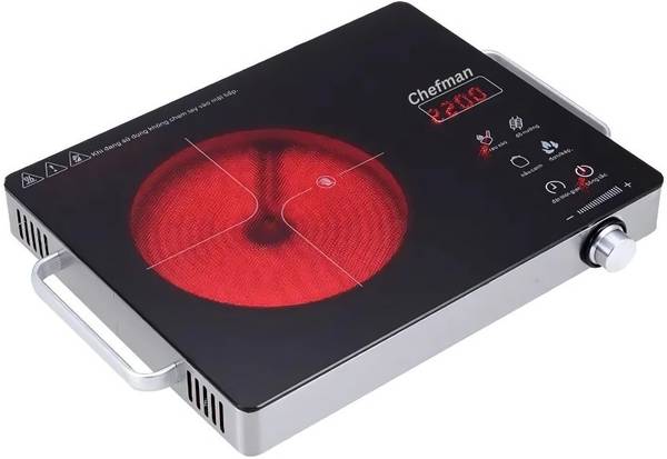 Chefman 2200 W Induction Cooktop Touch Panel