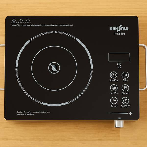 Kenstar 2200 W Infrared Cooktop Touch Panel