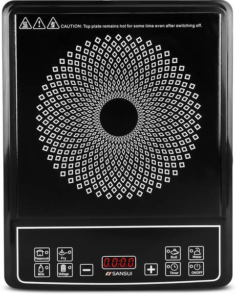 Sansui 1600 W Induction Cooktop Push Button