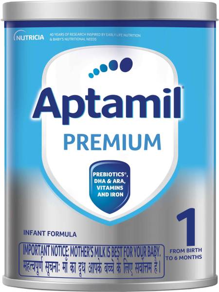 Aptamil Premium Infant Formula Milk Powder for Babies - Stage 1 (Upto 6 Months)