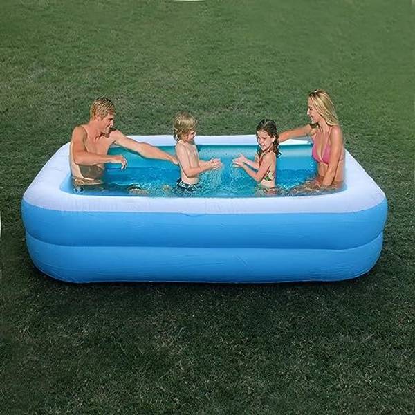 Tiny Tales A 78 Summer 6.7 Feet Pool for Kids and Adults (Free Air Pump) Inflatable Swimming Pool