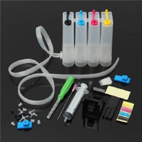 HYNEAR CISS Ink Tank Kit Universal For Canon 810, 811, 740,741, 745, 746 Ink Cartridges Black + Tri Color Combo Pack Ink Cartridge