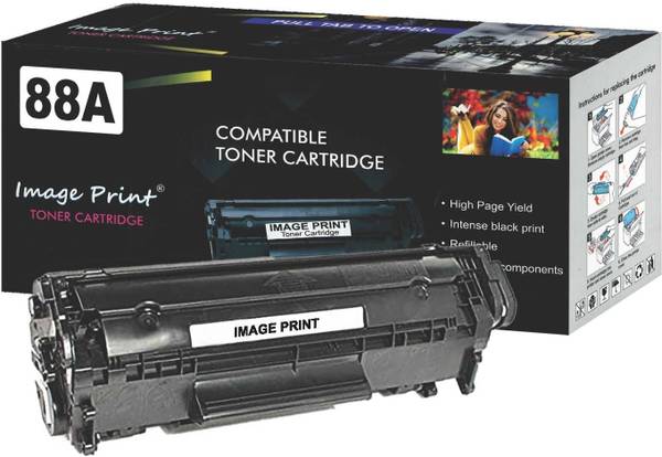 IMAGE PRINT 88A Toner Cartridge Compatible for HP Laser Printers P1007 series (pack of 1) Black Ink Toner