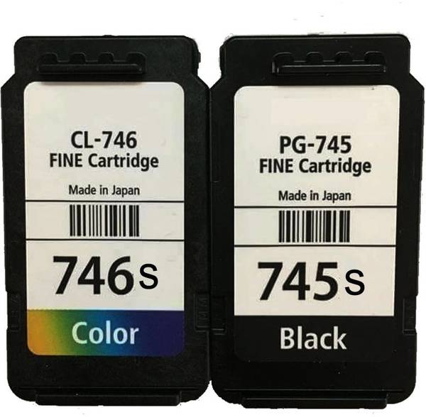 RODEX PG 745s & CL 746s Combo Ink Cartridge Black + Tri Color Combo Pack Ink Cartridge