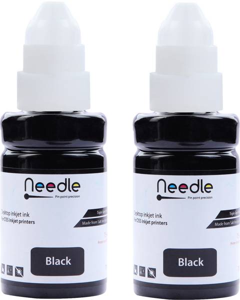 Needle 2x70 gms GI 790 for G1010 G2000 G2002 G2010 G2012 G3000 G3010 G4000 Printers Black Ink Bottle