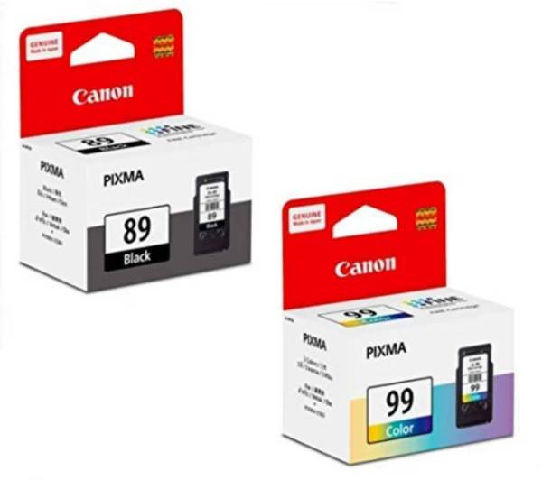 Canon PG89 & CL99 Black + Tri Color Combo Pack Ink Cartridge