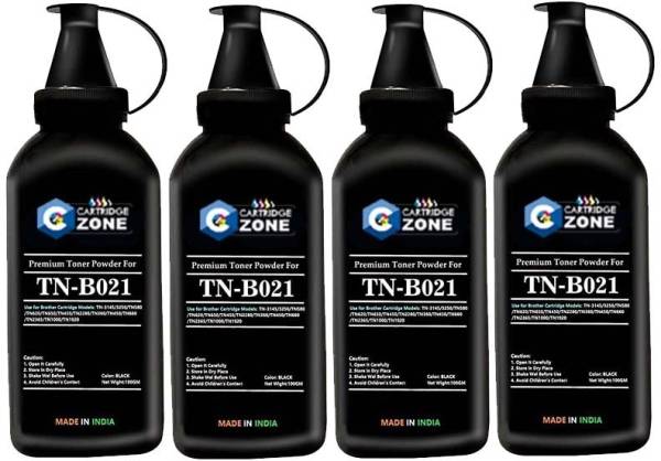 CARTRIDGE ZONE Toner Powder Refill for Brother TN B021-100gm, Compatible Brother HL-B2000D Black Ink Toner Powder